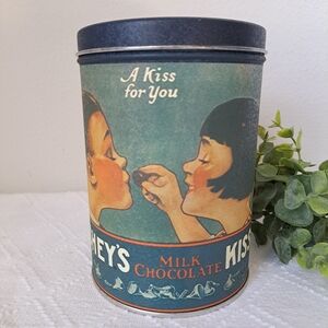 Vintage Hershey's Kisses Tin Container